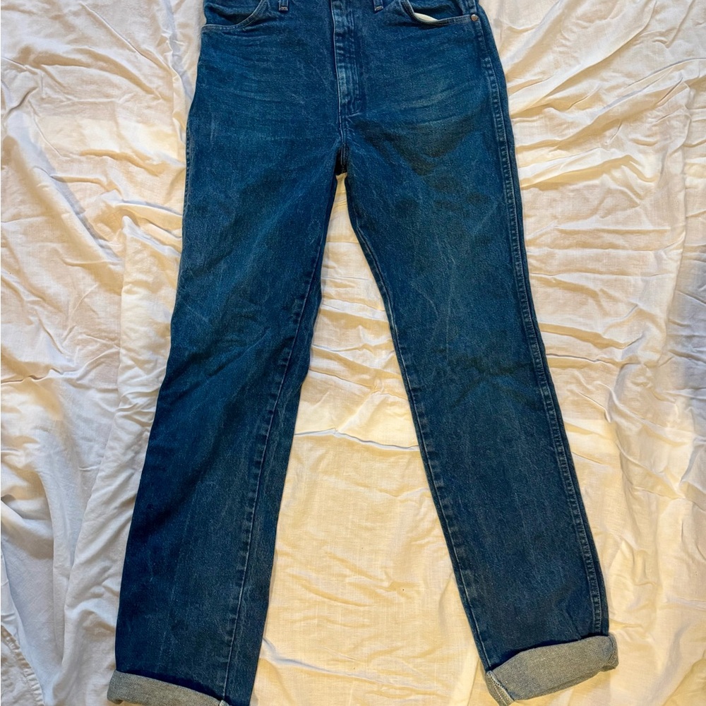 Wrangler Blue Straight Leg Jeans Timeless Fit